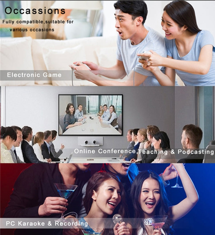 Compatible with PC and Mac for Live Broadcast Show, KTV, etc.