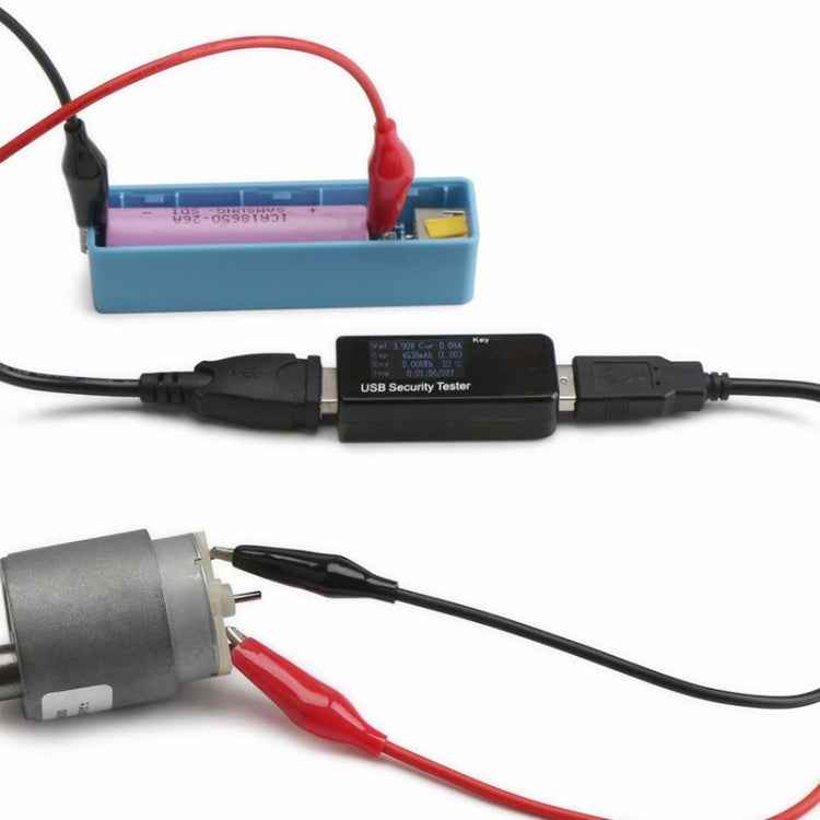 USB-A Male To 2 x Crocodile Clip Power Connection Extension Cable, Length: 0.5m