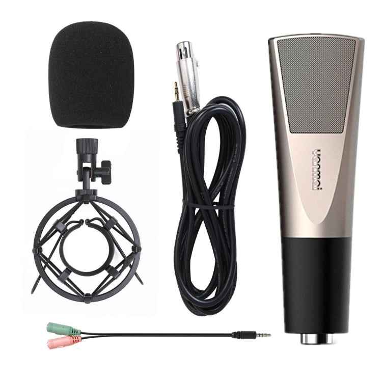Yanmai Q6 Professional Game Condenser Sound Recording Microphone, Compatible with PC and Mac for Live Broadcast Show, KTV, etc.