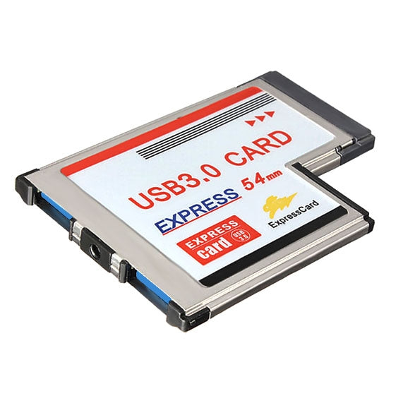 Tarjeta Express de 2 puertos USB 3.0 de 5 Gbps y ranura PCI de 54 mm para portátiles/notebooks.