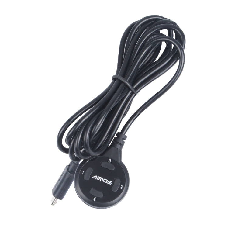 AIMOS AM-SH4 Switcher Sharing Device 4-buttons Extension Cable Extender, AM-SH4