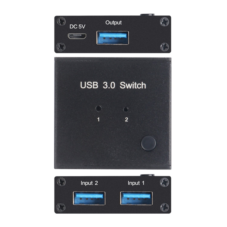Commutateur USB 3.0 AM-U301 2 entrées 1 sortie