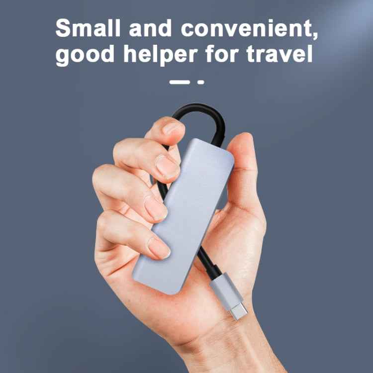 2011N 3 In 1 USB 3.0 x2 + HDMI Multi-function Type-C / USB-C HUB Docking Station