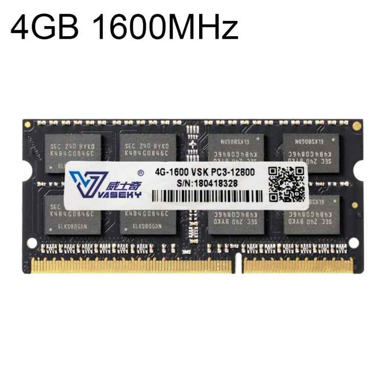 Vaseky 4GB 1600MHz PC3-12800 DDR3 PC Memory RAM Module for Laptop