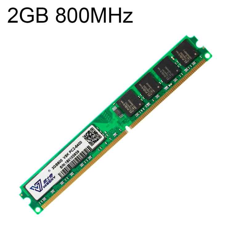 Vaseky 2GB 800MHz PC2-6400 DDR3 PC Memory RAM Module for Desktop