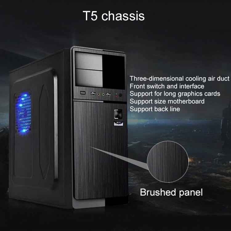T5 USB 2.0 Main Chassis 400x190x410mm Micro-ATX / ATX PC PC Desktop Computer Case