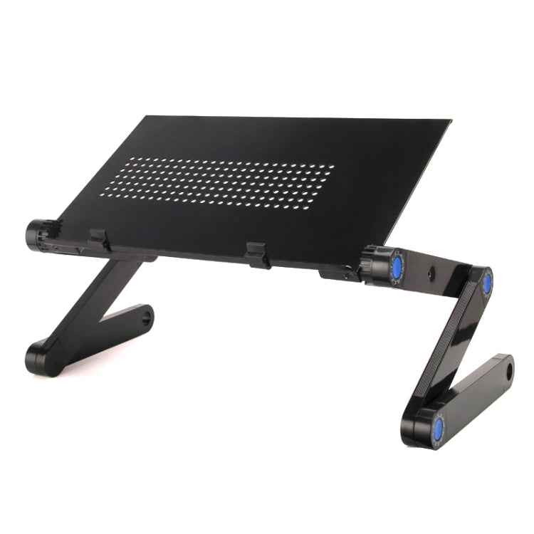 Portable 360 Degree Adjustable Foldable Aluminium Alloy Desk Stand for Laptop / Notebook, without CPU Fans & Mouse Pad
