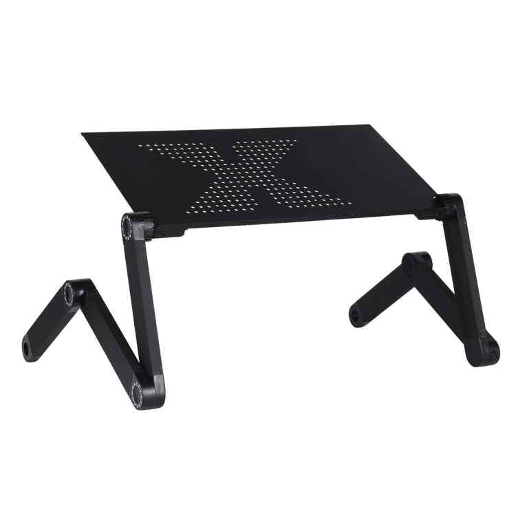 Lengthen Portable 360 Degree Adjustable Foldable Aluminium Alloy Desk Stand for Laptop / Notebook, without CPU Fans & Mouse Pad