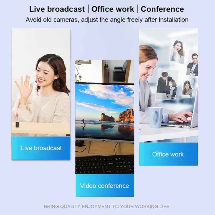 A862 360 Degree Rotatable 480P WebCam USB Wire Camera with Microphone & 4 LED lights for Desktop Skype Computer PC Laptop, Cable Length: 1.4m