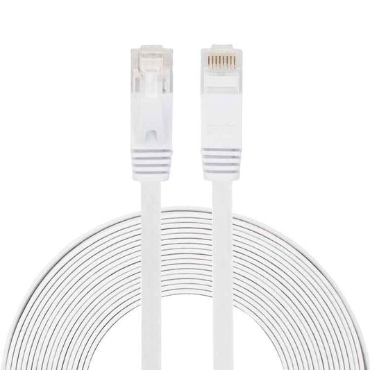 8m CAT6 Ultra-thin Flat Ethernet Network LAN Cable, Patch Lead RJ45