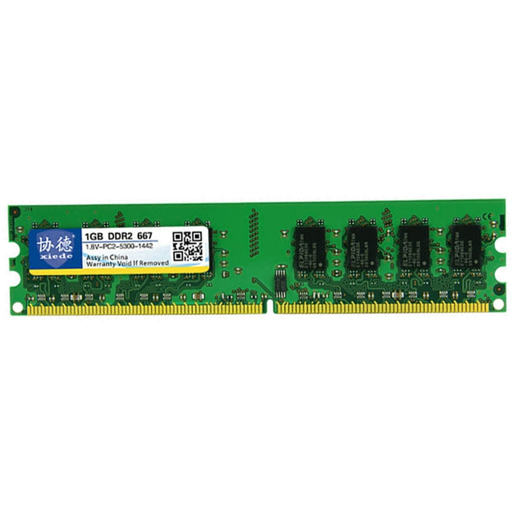 XIEDE X010 DDR2 667MHz 1GB General Full Compatibility Memory RAM Module for Desktop PC, 667MHz 1GB Full Compatibility