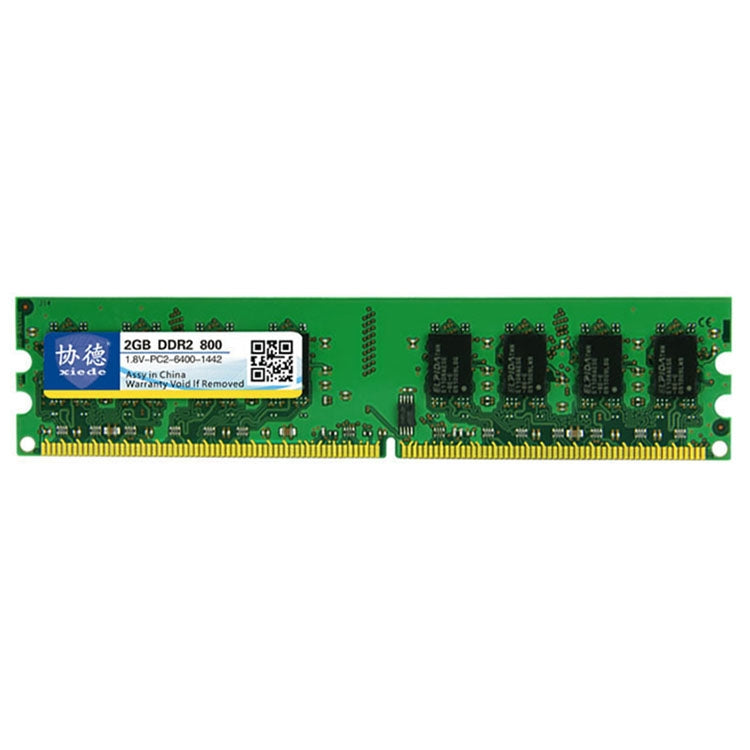 XIEDE X013 DDR2 800MHz 2GB General Full Compatibility Memory RAM Module for Desktop PC, 800MHz 2GB Full Compatibility