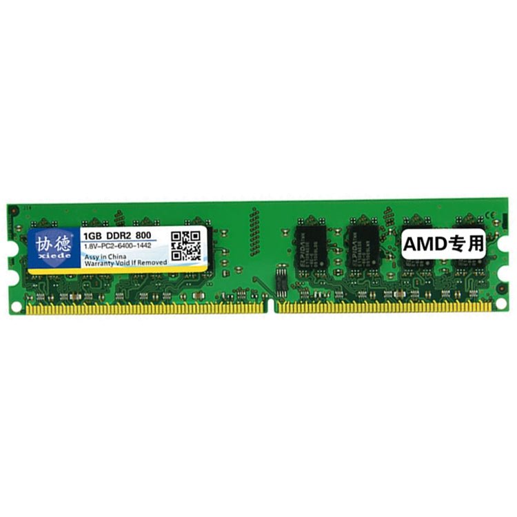 XIEDE X019 DDR2 800MHz 1GB General AMD Special Strip Memory RAM Module for Desktop PC, 800MHz 1GB AMD Special Strip