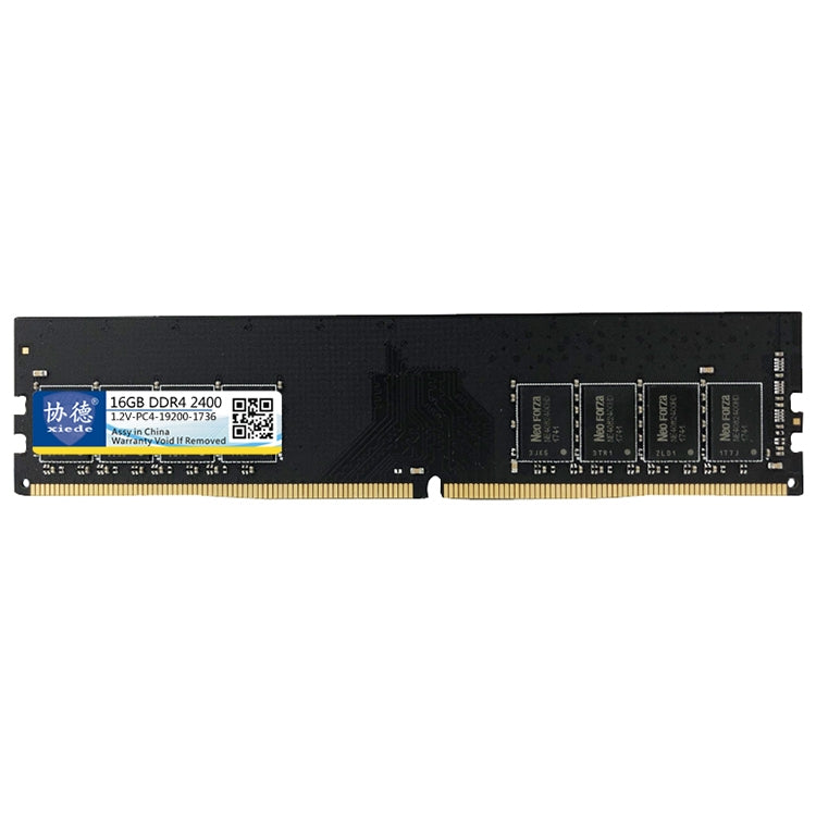 XIEDE X053 DDR4 2400MHz 16GB General Full Compatibility Memory RAM Module for Desktop PC, 2400MHz 16GB General