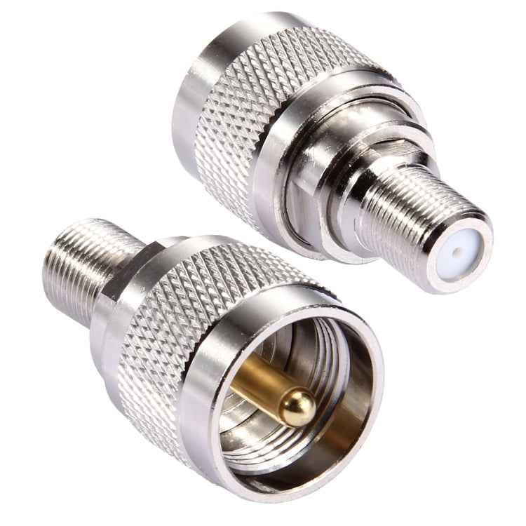 F Female to UHF Male Connector