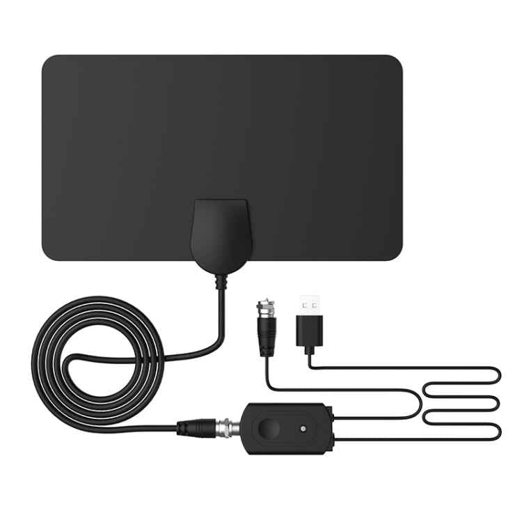 AN-1001 5dBi/25dBi Indoor HDTV Antenna with Dual-side Sticker, VHF170-230/UHF470-862MHz