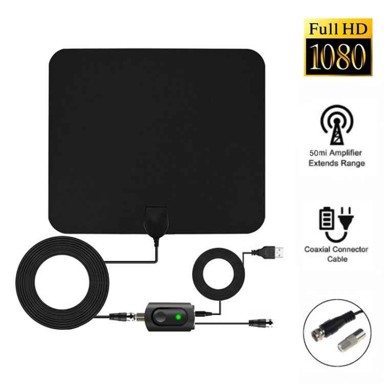AN-1002 5dBi/25dBi Indoor HDTV Antenna with Sucker, VHF170-230/UHF470-862MHz