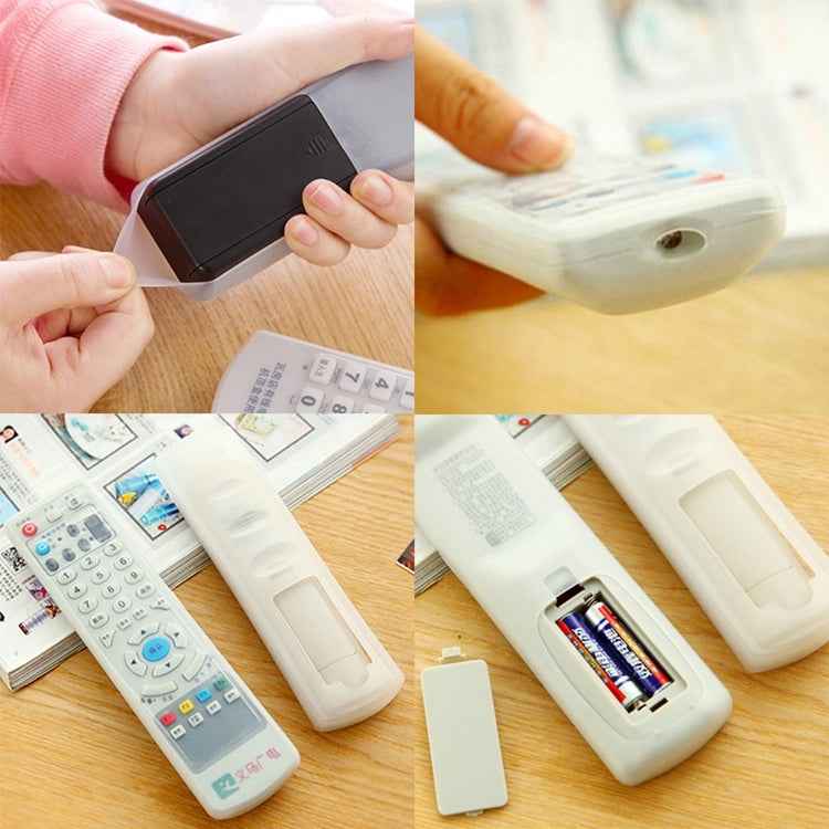 5 PCS Long Design Air Conditioning Remote Control Silicone Protective Cover, Size: 16*5.5*2cm