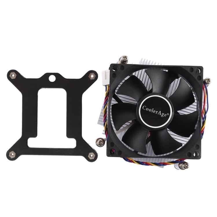 4Pin CPU Cooler Mute Silent Fan Heat Sink for Intel 1155 / 1151 / i3 / i5