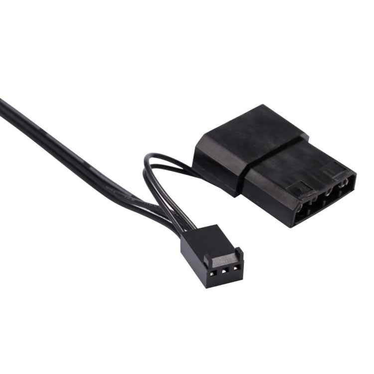 Color LED 12cm 3pin Computer Components Chassis Fan Computer Host Cooling Fan Silent Fan Cooling, with Power Connection Cable & Blue Light