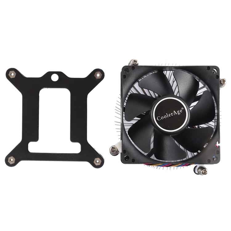 4Pin CPU Cooler Mute Silent Fan Thickened Aluminum Heat Sink for Intel 1155 / 1150 / 1151