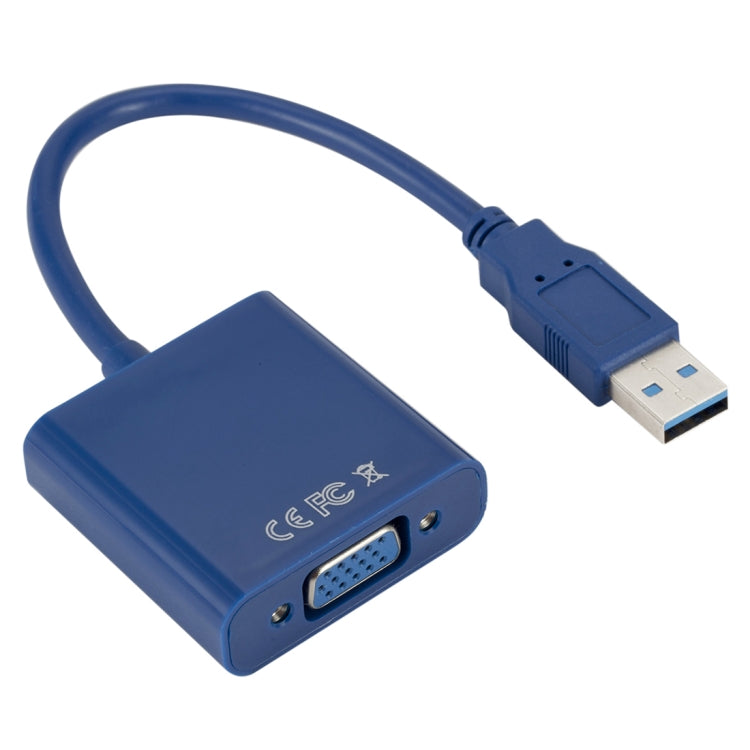 External Graphics Card Converter Cable USB3.0 to VGA, Resolution: 720P, 720P (Blue), 720P, 720P (Black)