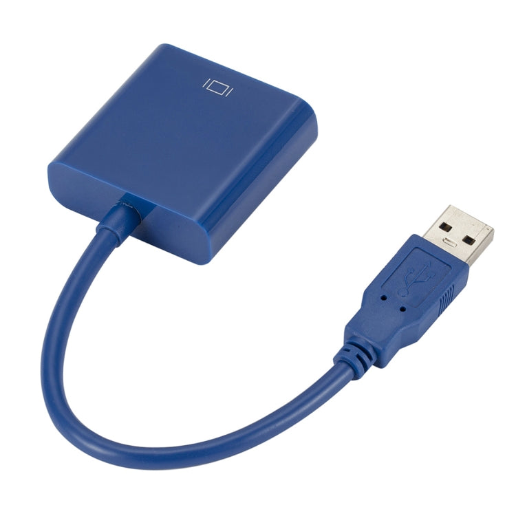 External Graphics Card Converter Cable USB3.0 to VGA, Resolution: 720P, 720P (Blue), 720P, 720P (Black)