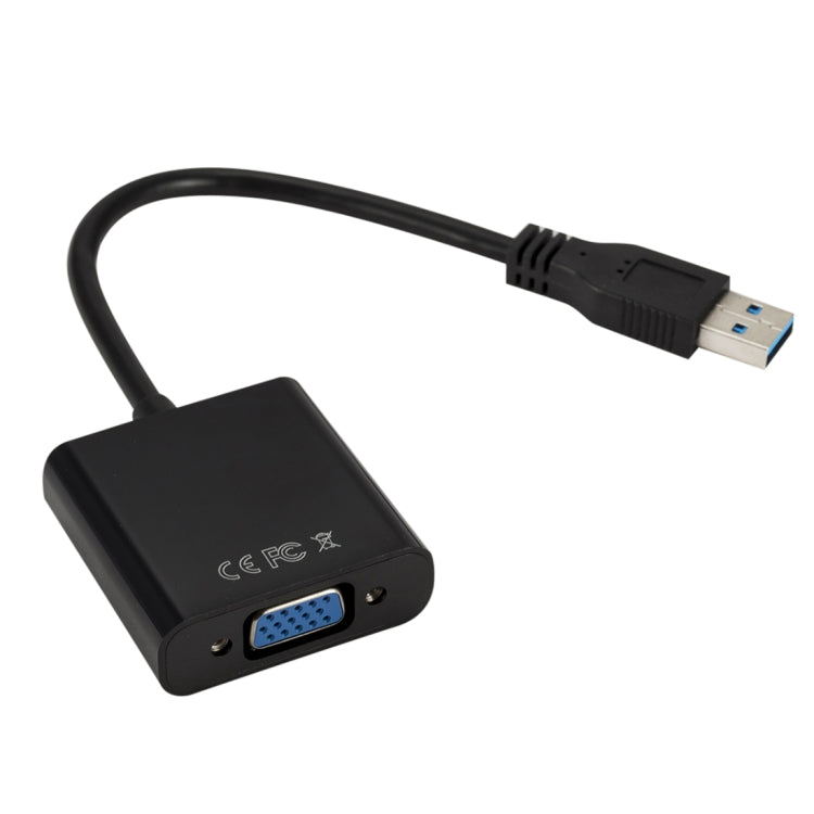 External Graphics Card Converter Cable USB3.0 to VGA, Resolution: 1080P, 1080P (Black), 1080P (Blue), 1080P