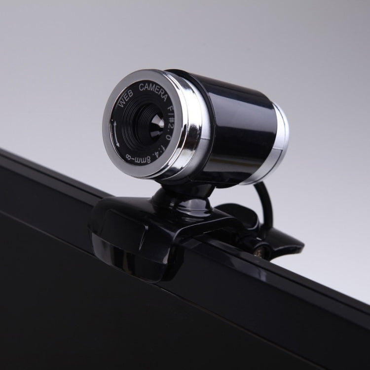 HXSJ A860 30fps 480P HD Webcam for Desktop / Laptop, with 10m Sound Absorbing Microphone, Length: 1.4m, A860 Grey, A860 Blue, A860 Red, A860 Red + Black, A860 Black