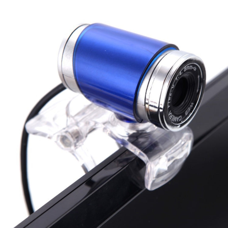 HXSJ A860 30fps 480P HD Webcam for Desktop / Laptop, with 10m Sound Absorbing Microphone, Length: 1.4m, A860 Grey, A860 Blue, A860 Red, A860 Red + Black, A860 Black