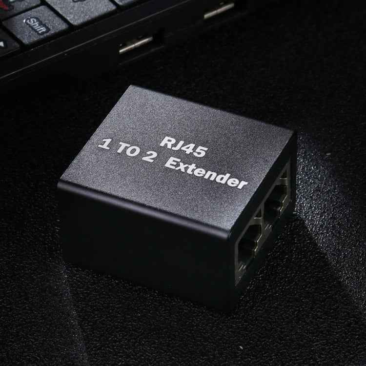 RJ45 1 to 2 Aluminum Alloy Expansion Head Extender
