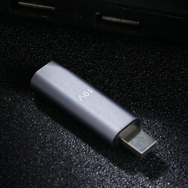 19V Type-C / USB-C Female to PD Aluminium Alloy Adapter for Asus, 19V Type-C Female to PD(Silver), 19V Type-C Female to PD(Black)