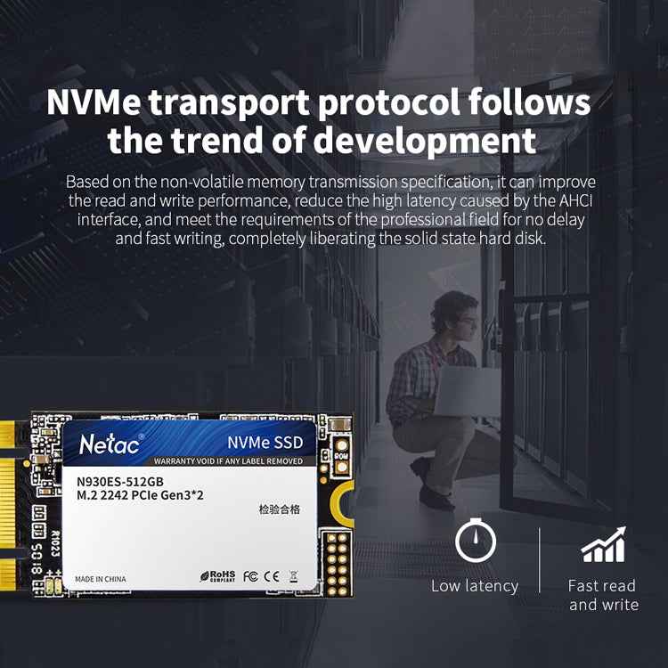 Netac N930ES 256GB M.2 2242 PCIe Gen3x2 Solid State Drive