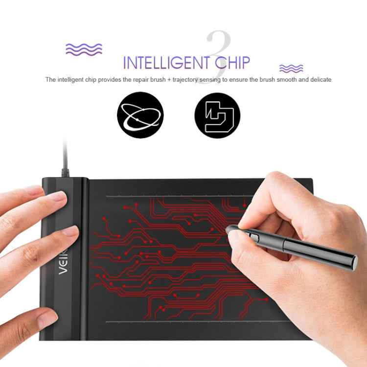 VEIKK S640 6x4 inch 5080 LPI Electronic Graphic Tablet