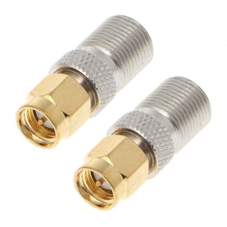 2 PCS SMA Male to F Female RF Coaxial Connector