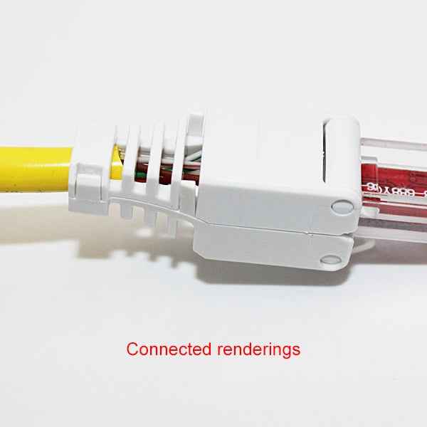 Tool-free Crimping RJ-45 Connector Modular Plug, Short Version Cat5e