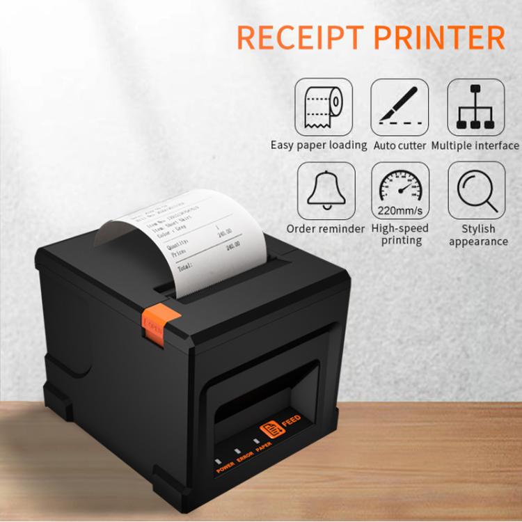 ZJ-8360 II USB and LAN Interface Auto-cutter 80mm Thermal Receipt Printer, ZJ-8360 II USB and LAN
