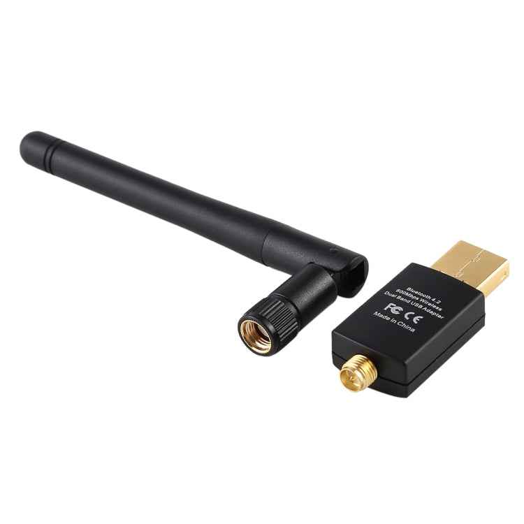 EDUP EP-AC1661 2 in 1 Bluetooth 4.2 + Dual Band 11AC 600Mbps High Speed Wireless USB Adapter WiFi Receiver