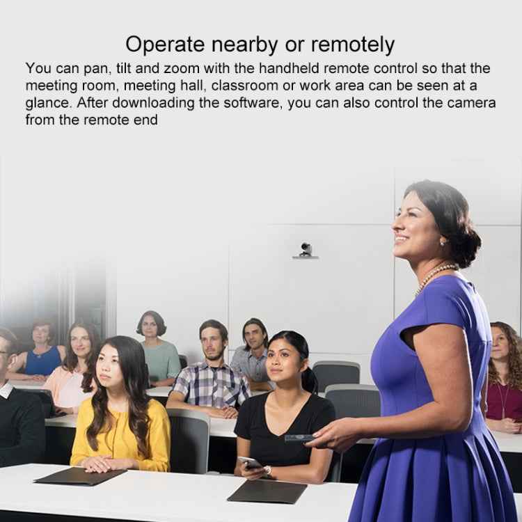 Logitech CC2900EP HD 1080P 10X Lossless Zoom Corporate Conference Camera, EU Plug