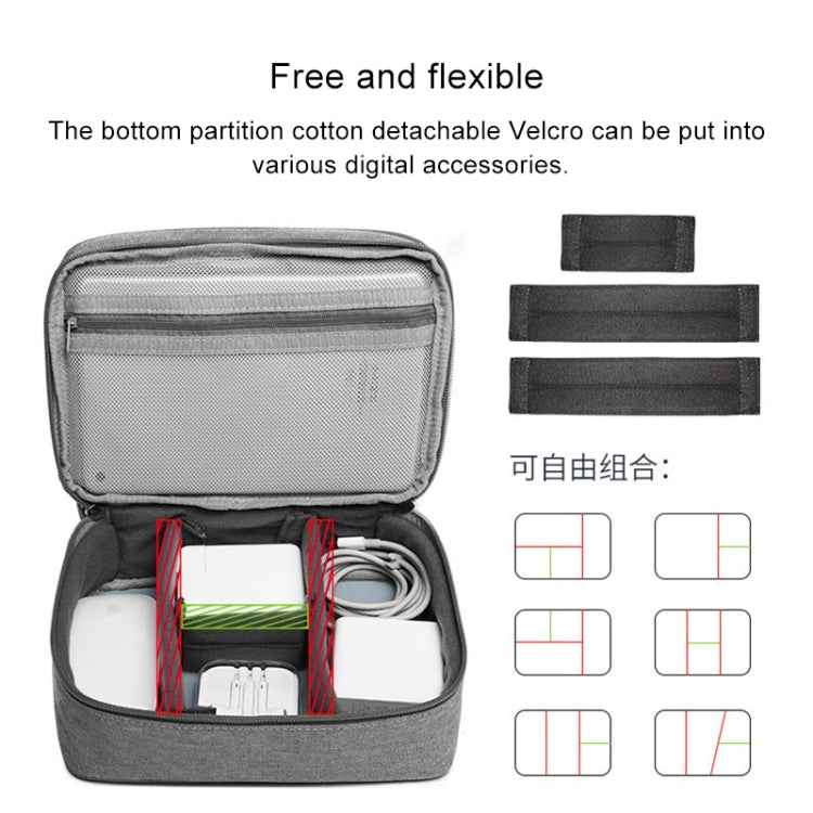 Multi-function Headphone Charger Data Cable Storage Bag, Single Layer Storage Bag, Size: 23x16x7cm