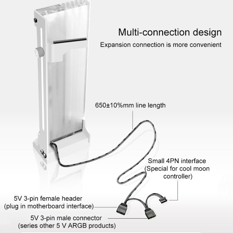 COOLMOON CM-GH2 5V ARGB GPU Holder