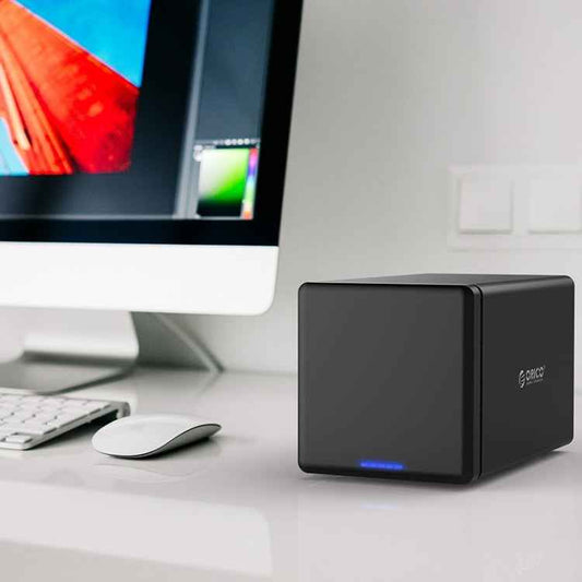 ORICO NS400-C3 4-bay USB-C / Type-C 3.1 to SATA External Hard Disk Box Storage Case Hard Drive Dock for 3.5 inch SATA HDD, Support UASP Protocol
