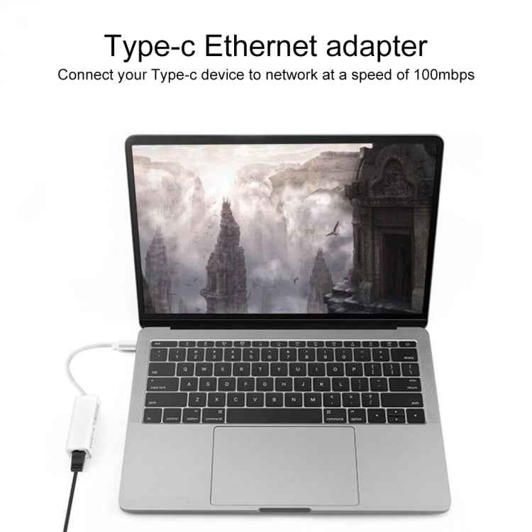 KY-RTL8152B USB-C / Type-C 10 / 100 Mbps Ethernet Adapter Network Card