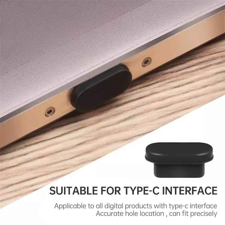 20 PCS Silicone Anti-Dust Plugs for USB-C / Type-C Port