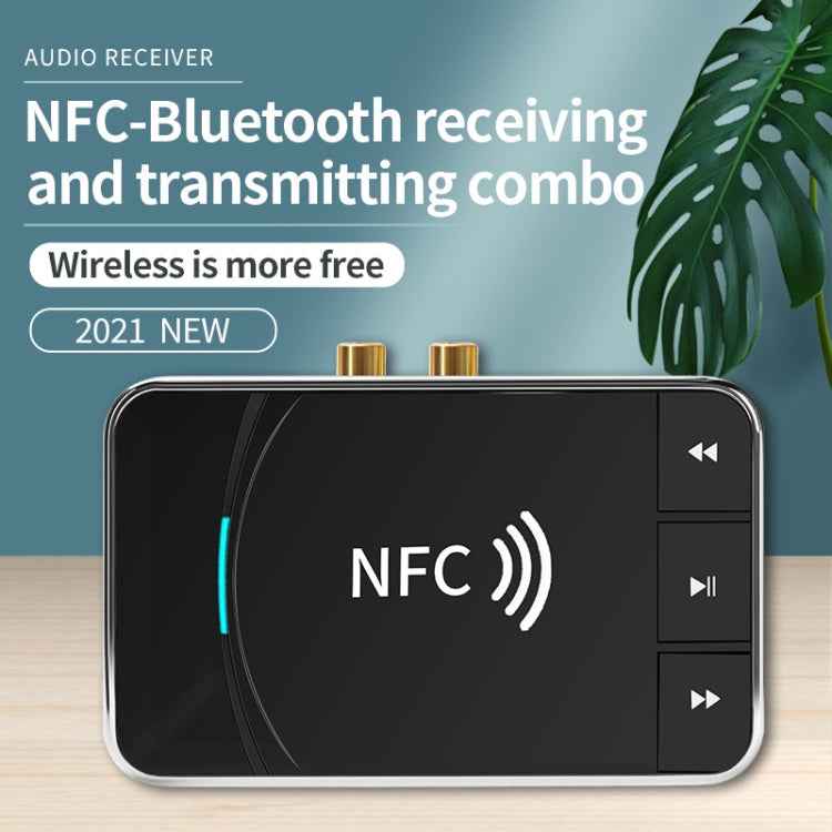 N100 NFC Desktop Bluetooth 5.0 Receiver & Transmitter Car Bluetooth Speaker Audio Adapter