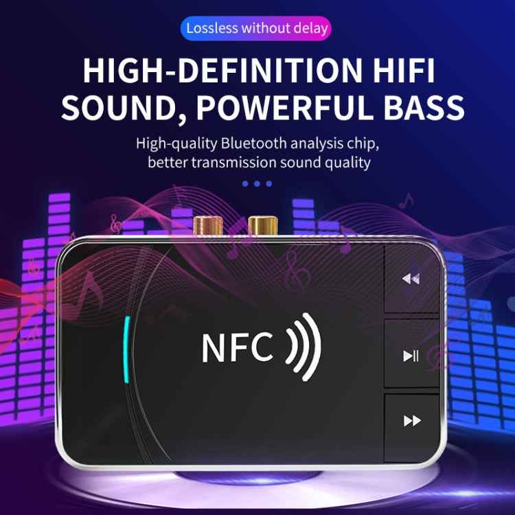 N100 NFC Desktop Bluetooth 5.0 Receiver & Transmitter Car Bluetooth Speaker Audio Adapter