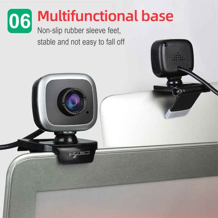 HXSJ A849 480P Adjustable 360 Degree HD Video Webcam PC Camera with Microphone