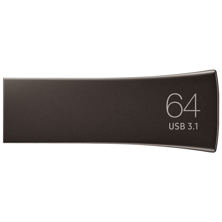 Original Samsung BAR Plus 64GB USB 3.1 Gen1 U Disk Flash Drives(Champagne Silver), 64GB