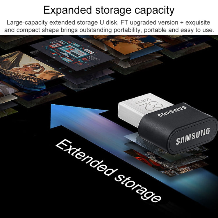 Original Samsung FIT Plus 32GB USB 3.1 Gen1 U Disk Flash Drives, 32GB