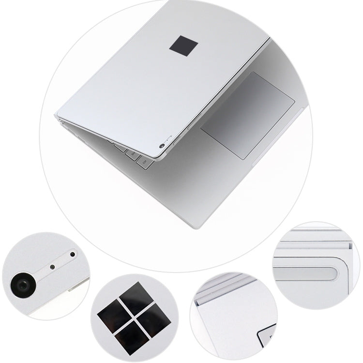 4 in 1 Notebook Shell Protective Film Sticker Set for Microsoft Surface Book 2 15 inch